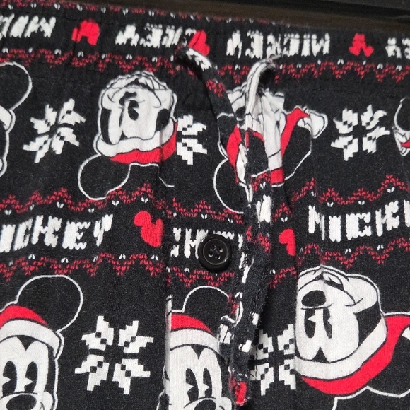 Mickey Mouse Black and White Pajama Pants - Picture 2 of 5